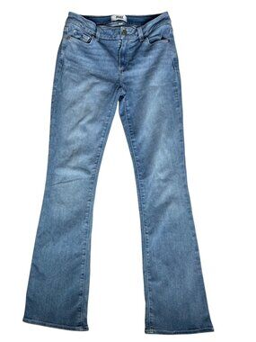 PAIGE Jeans Womens Size 27 Manhattan Boot Cut High Rise Inseam 32" Stretch